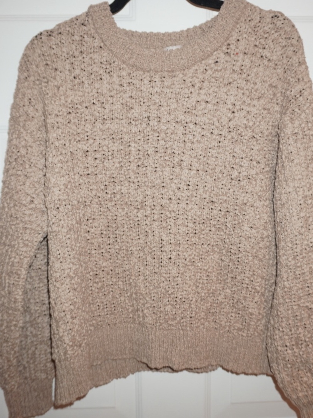 a new day Beige Speckled Crewneck Sweater
